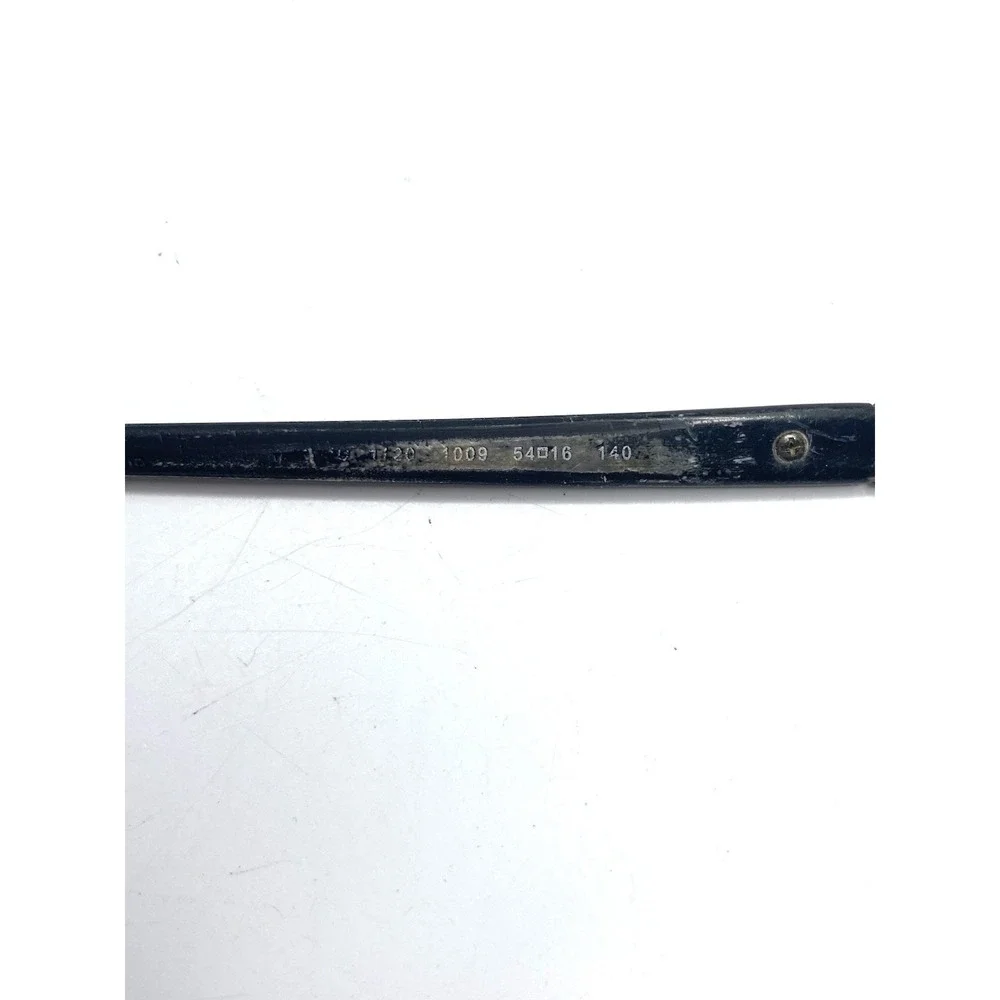 Versace Black Metal Rectangular Glasses Made In Italy MOD. 1120 1009-S 54 16 140
